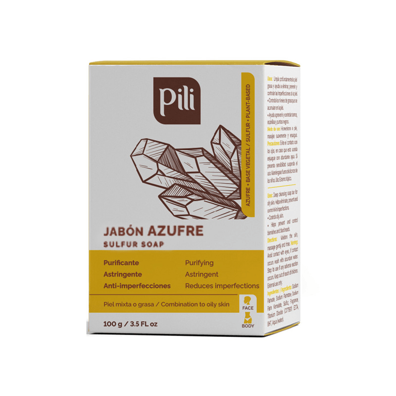 JABON EN BARRA AZUFRE 100G- PILI