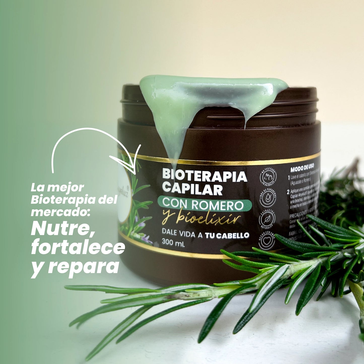 Bioterapia Capilar con Romero y Bioelixir - Anyeluz