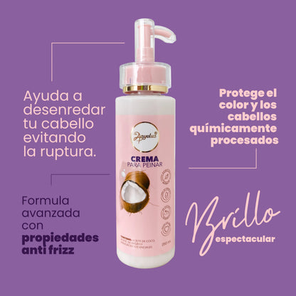 CREMA PARA PEINAR DE COCO - ANYELUZ