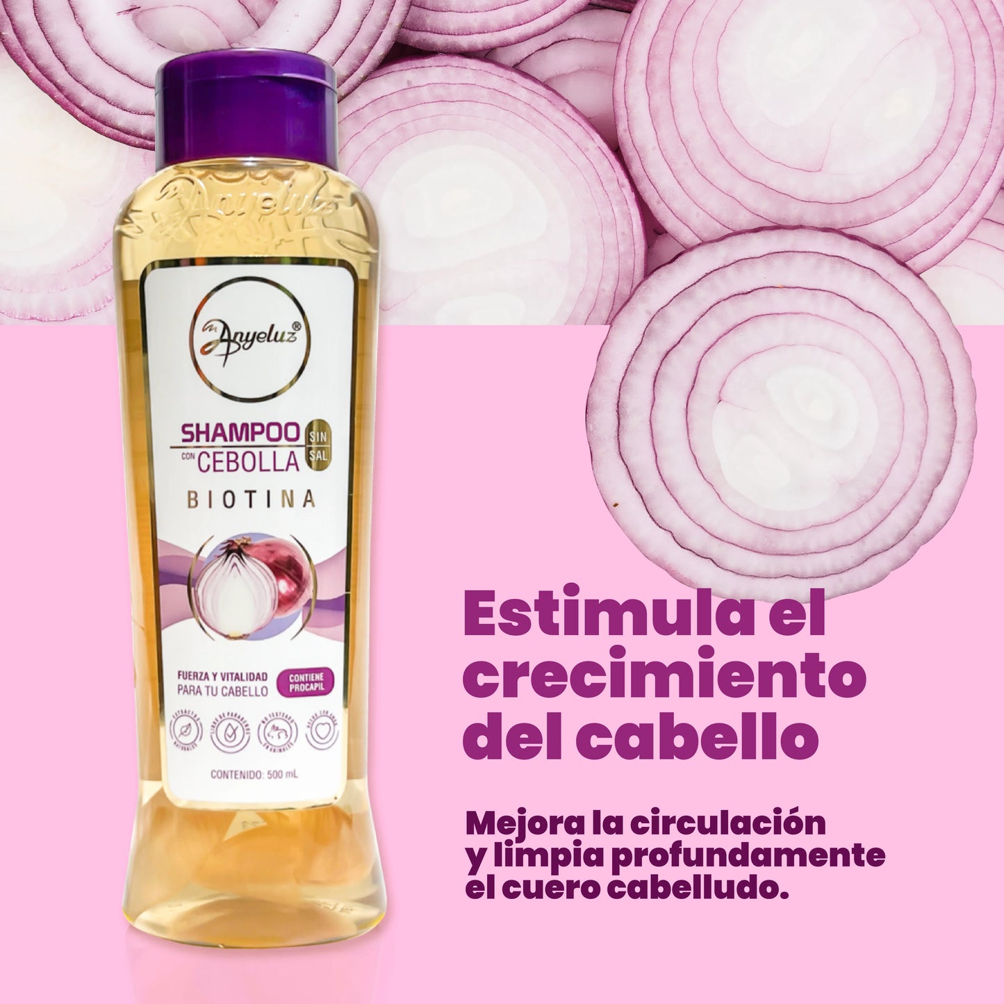 Shampoo de Cebolla - Anyeluz