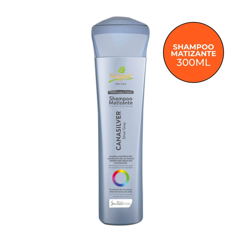 SHAMPOO MATIZANTE CANAS SILVER 300ML- NAISSANT